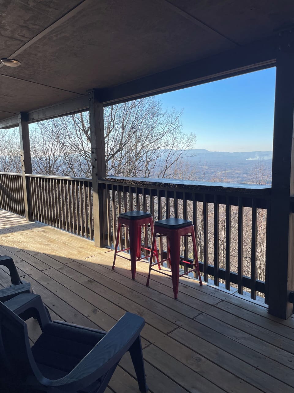 Cool breeze and cocktails all day long from back deck.