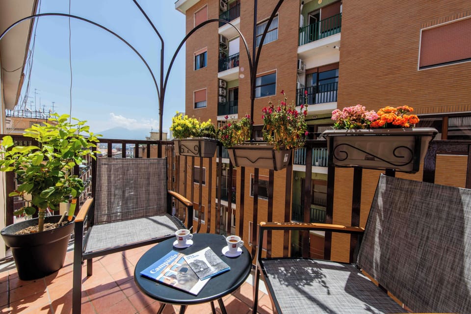 Luxury Double Room, City View | Terrace/patio