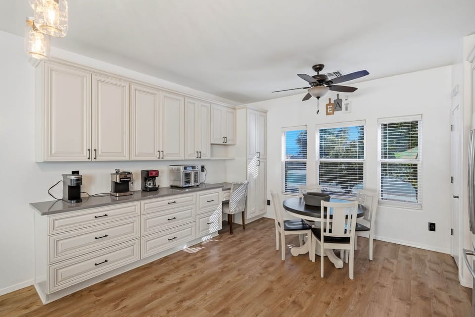 Kitchen with Built-in Desk
