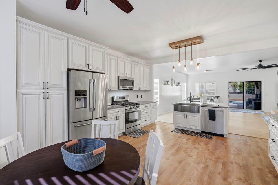 Kitchen with Stainless Steel Appliances