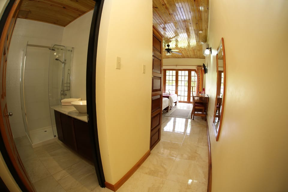 Deluxe Double Room, Sea View | Premium bedding, in-room safe, desk, laptop workspace