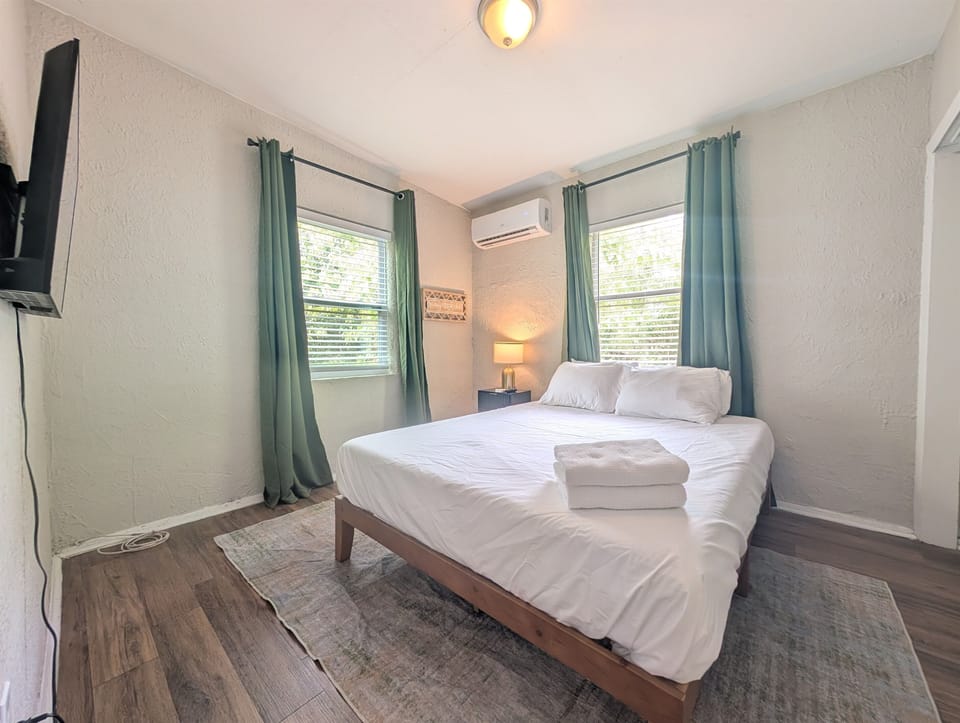Guest room with smart TV