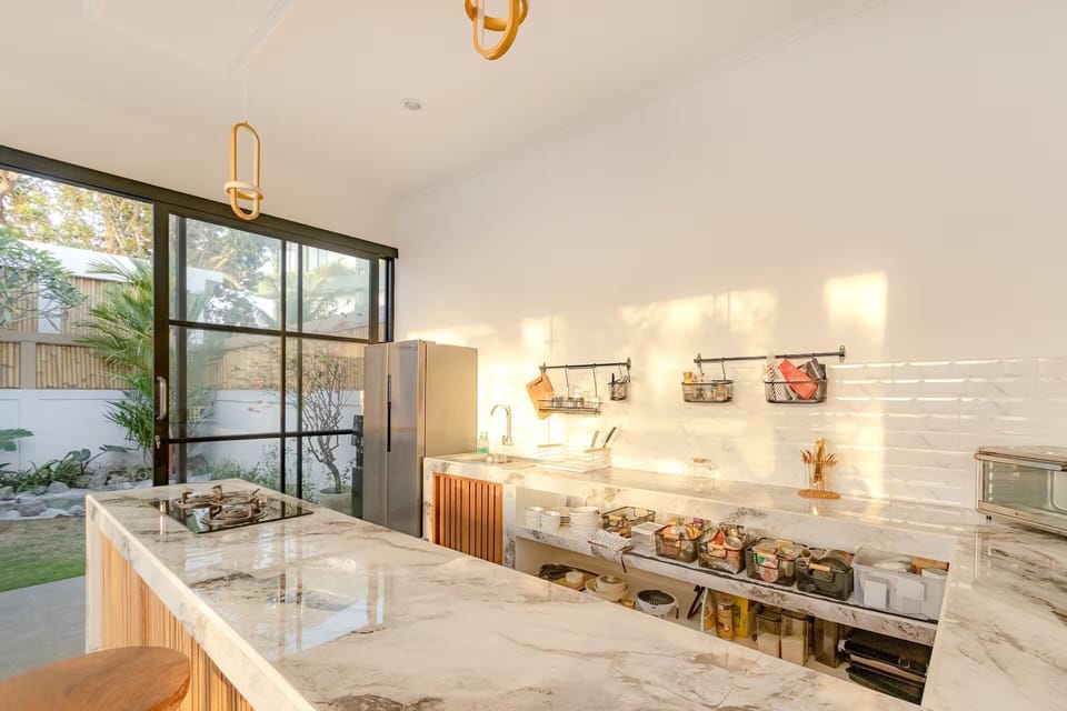 Luxury Villa, 3 Bedrooms, Private Pool | Private kitchen | Spices, eco-friendly cleaning products, paper towels, kitchen islands
