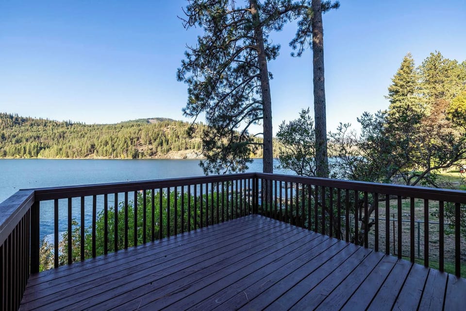 Relax and enjoy the fresh air from the private balcony with beautiful views.