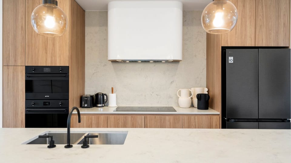Quality appliances and ample bench space