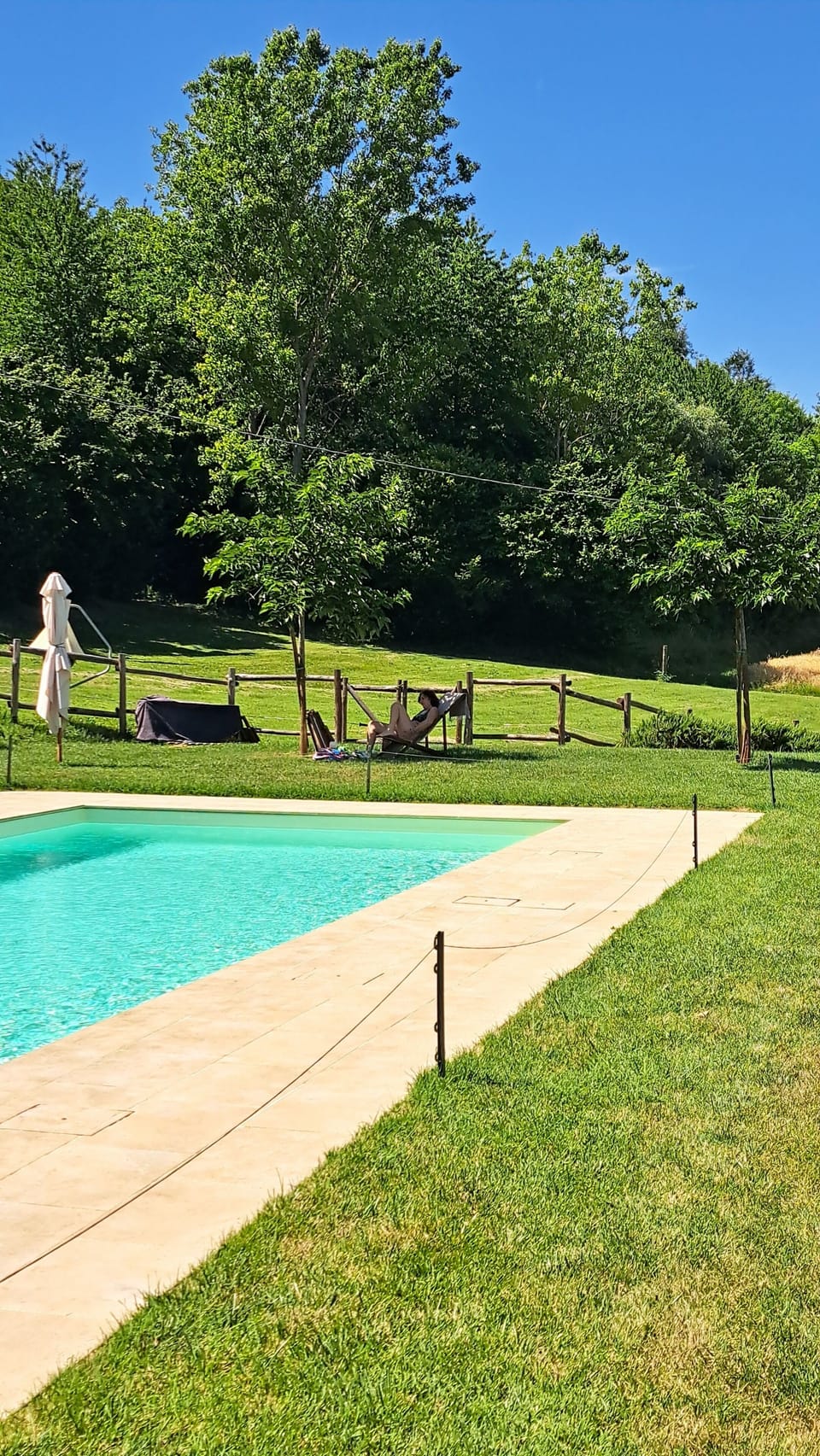 Seasonal outdoor pool