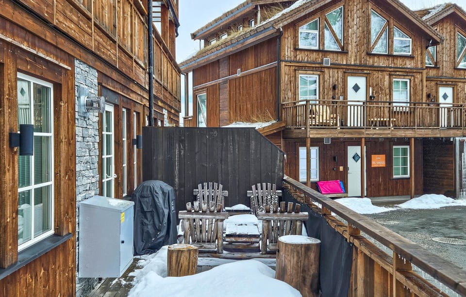 outside