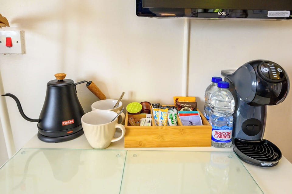 Enjoy a complimentary drink when you arrive
