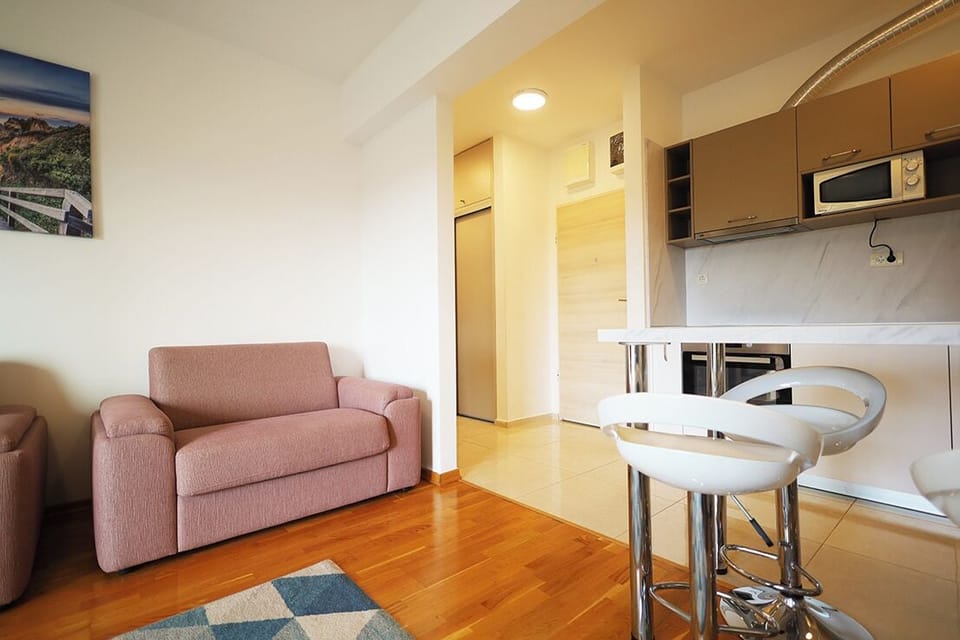 Comfort Apartment, Sea View | Living area | Flat-screen TV