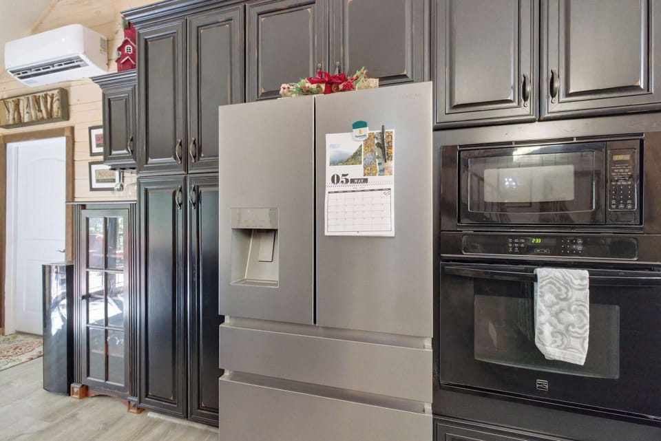 Premium appliances and generous prep space make cooking effortless during your stay.