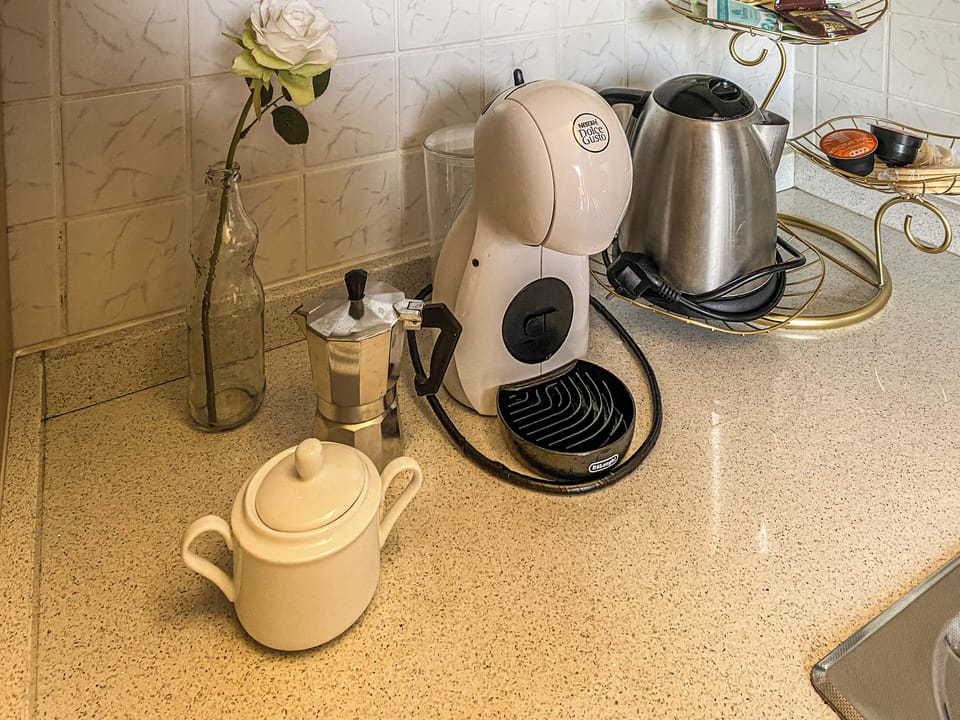 Apartment, 3 Bedrooms, Balcony, Garden View | Coffee and/or coffee maker