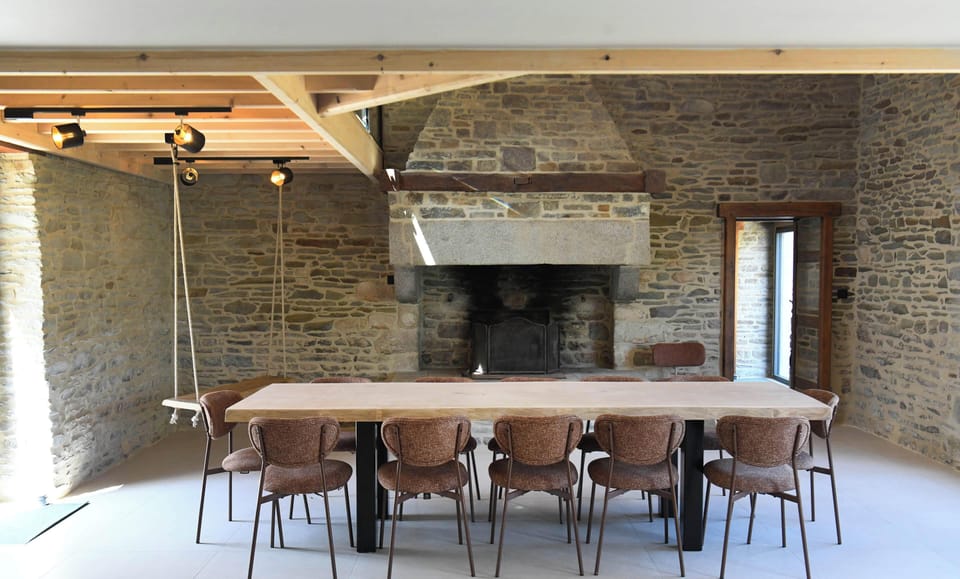Gîte terre - table à manger