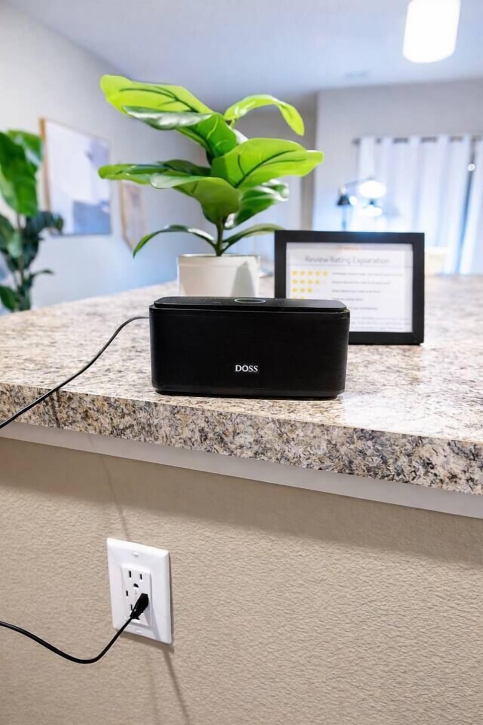 More perks for you to enjoy; a bluetooth speaker is provided!
