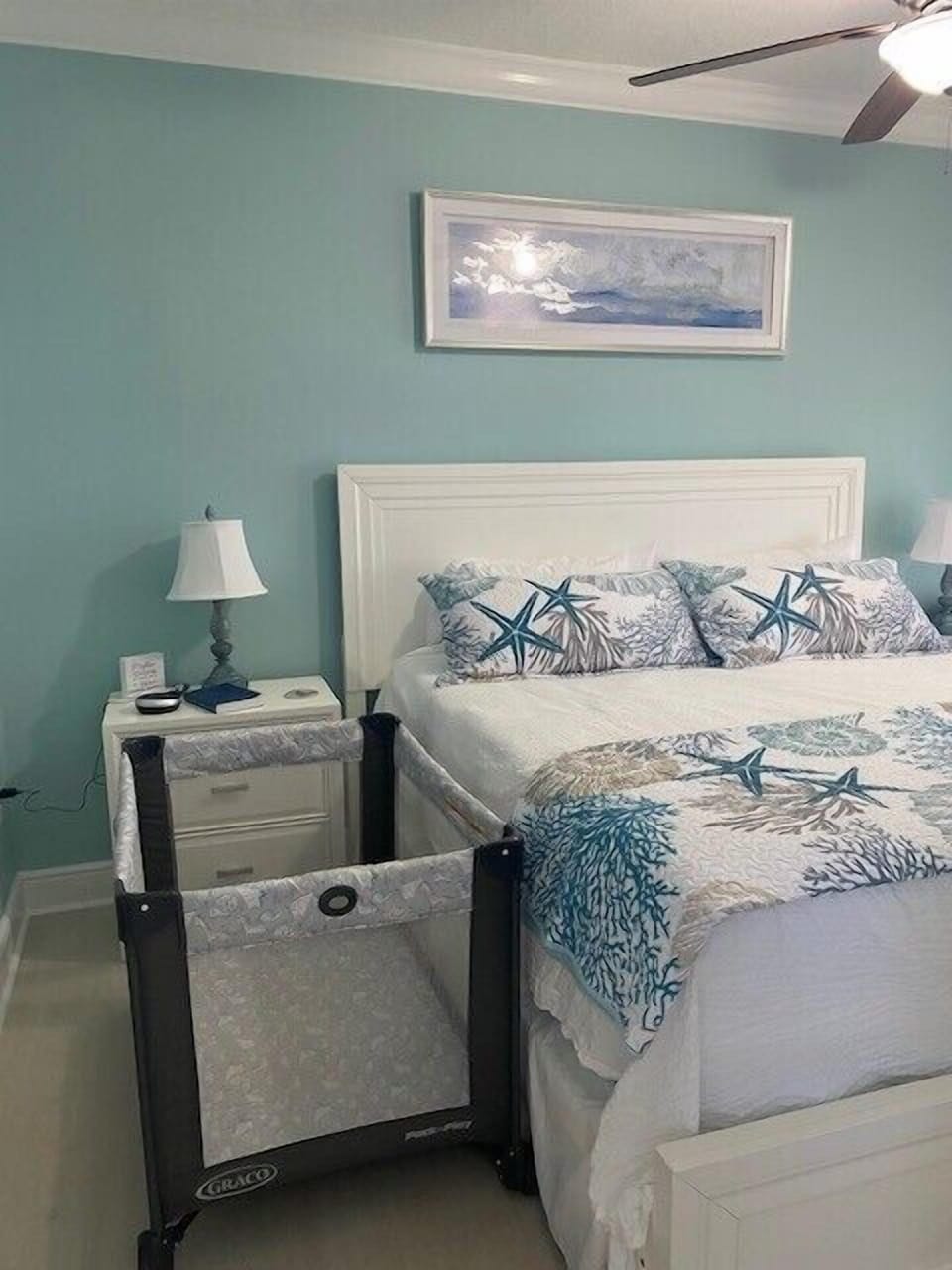Azure #223 Provided Porta Crib
