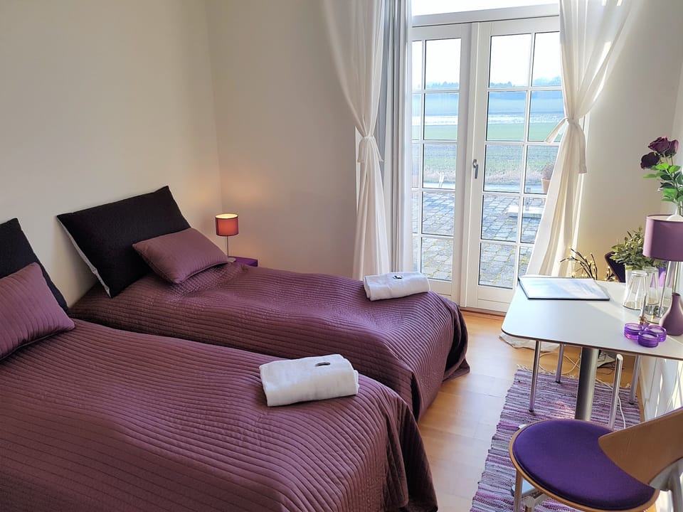Double or Twin Room, Terrace, Valley View | Minibar, in-room safe, individually decorated, individually furnished