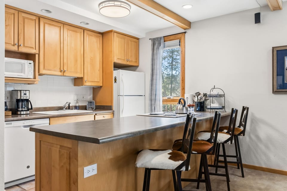 Kitchen with Bar Seating