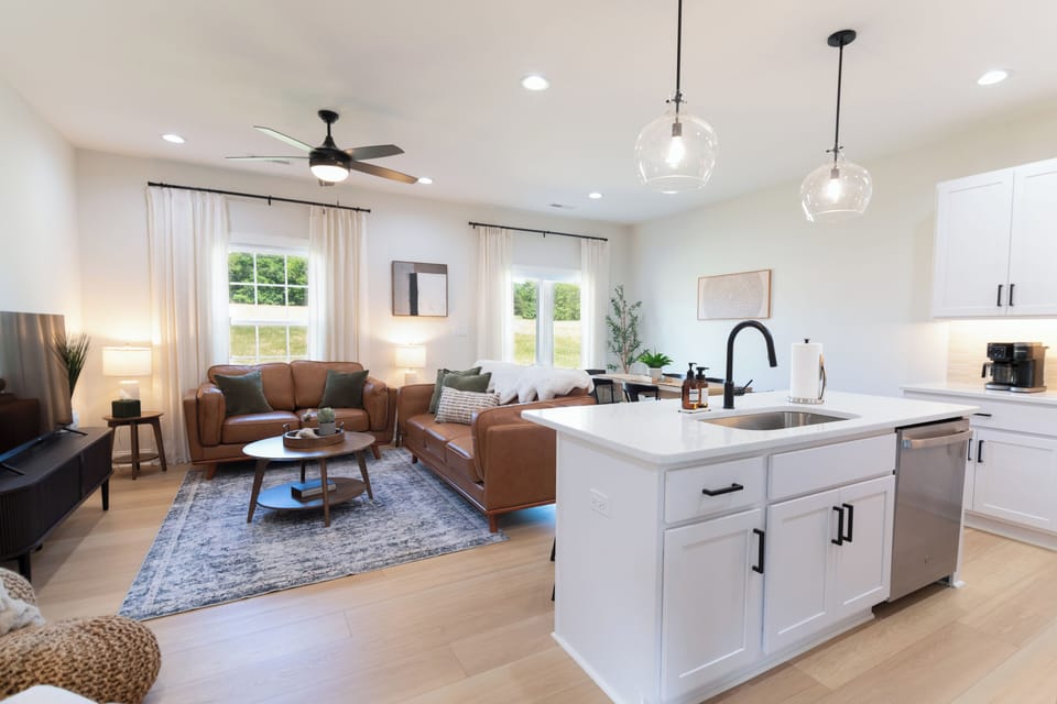 Sink into the buttery-soft Italian leather sofa or loveseat after a day of exploring. Curl up with a good book, enjoy a peaceful afternoon nap, or settle in for a cozy movie night with your favorite shows.