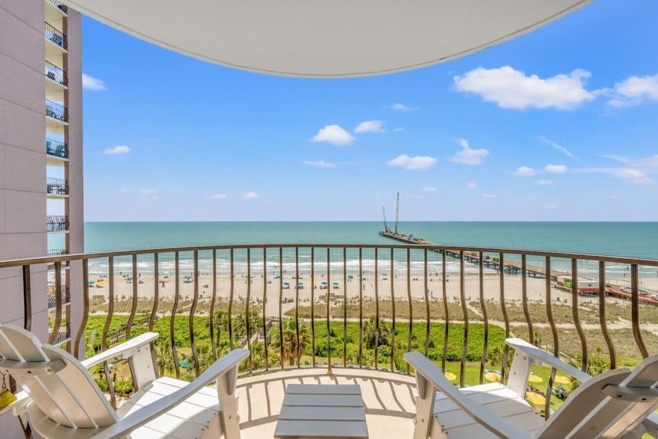 Seating for 2 makes this private direct oceanfront balcony a perfect spot for morning coffee with Atlantic views.Seating for 2 makes this private direct oceanfront balcony a perfect spot for morning coffee with Atlantic views.