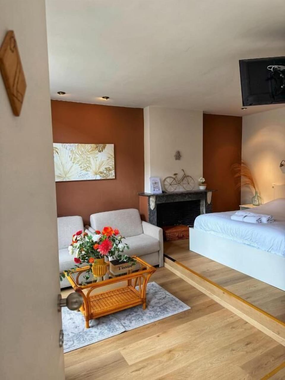Double Room, Patio, Courtyard View | Living area
