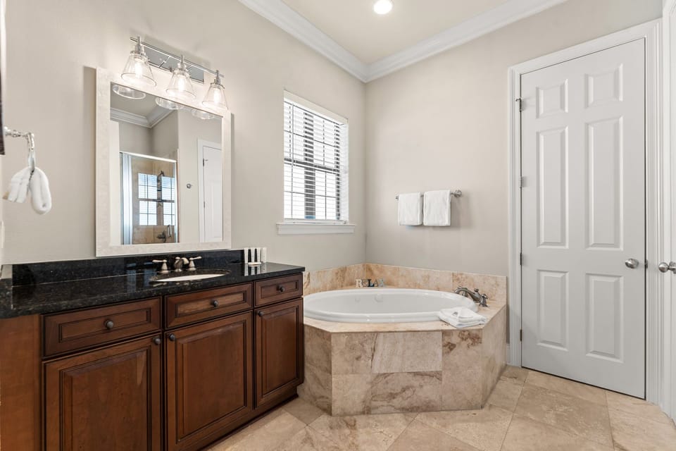 1st Floor Master Ensuite Bathroom with Oversized Soaker Tub