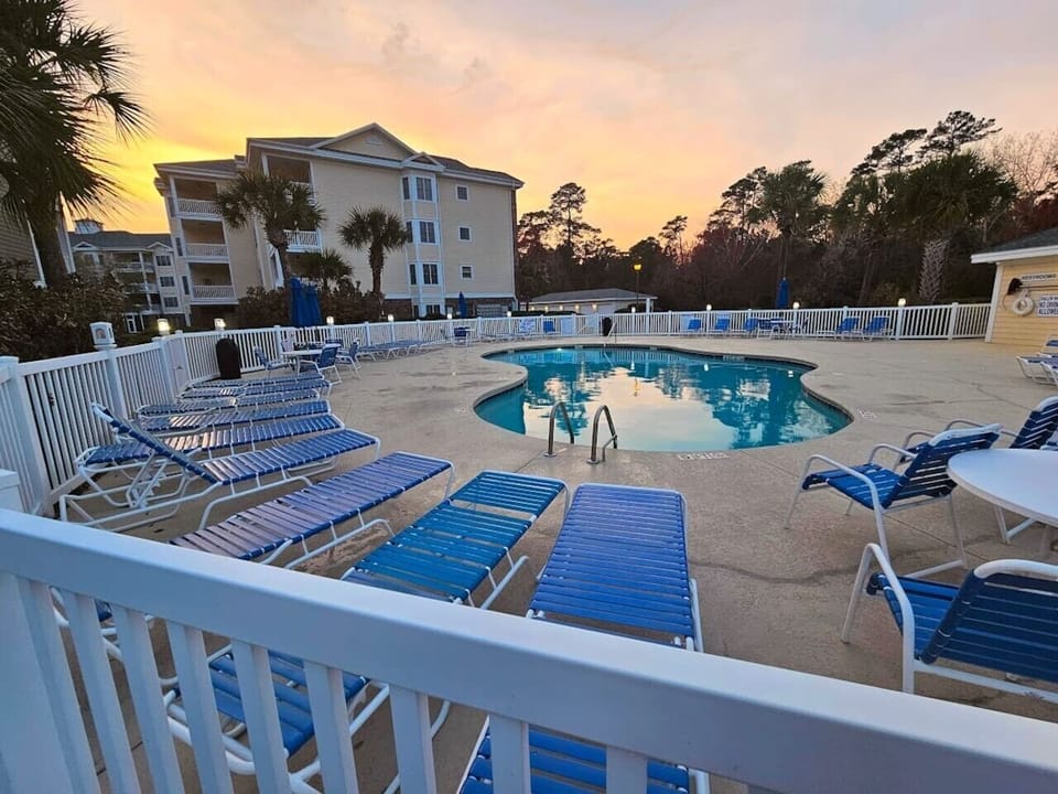 One of the community pools