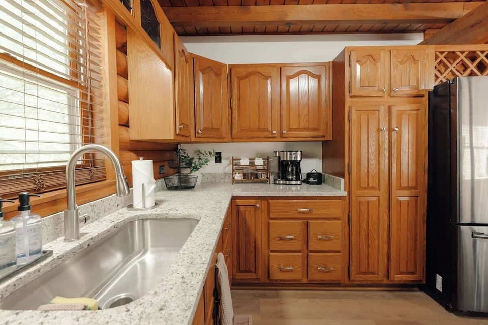 Additional kitchen prep area with coffee station, generous storage, and modern finishes—designed to make cooking and hosting large groups easy.