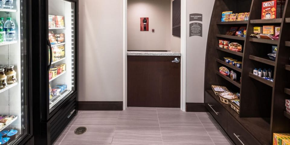 Snag your favorite snacks or refreshing drinks from our well-stocked pantry, available 24/7.