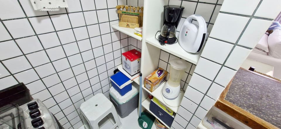 Comfort Apartment | Private kitchen | Fridge, microwave, espresso maker, blender