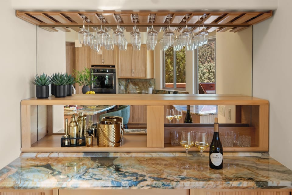 Sip and savor. Our beautifully appointed wine bar area offers the perfect space to showcase local vintages and gather for evening charcuterie.
