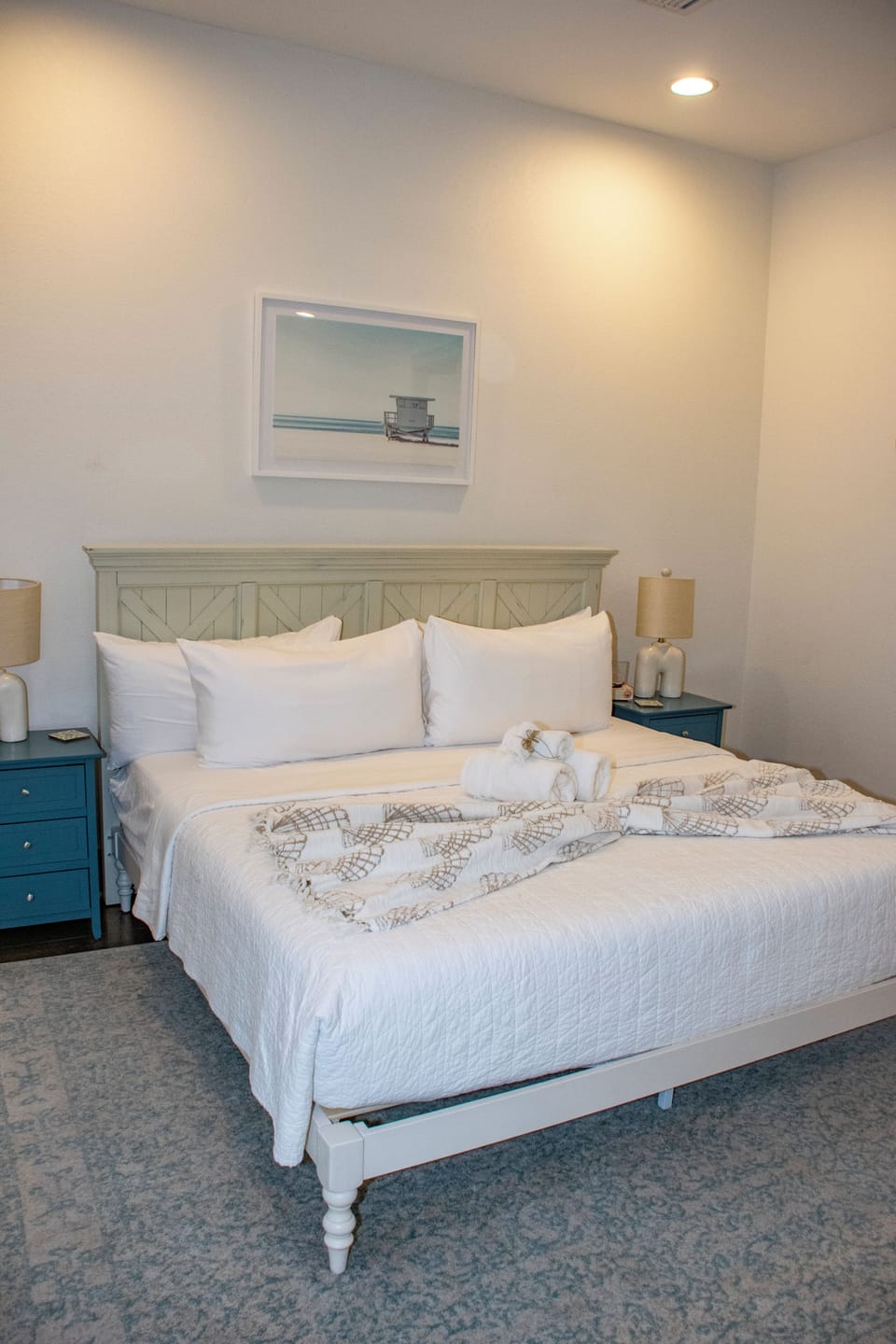 Master bedroom king bed