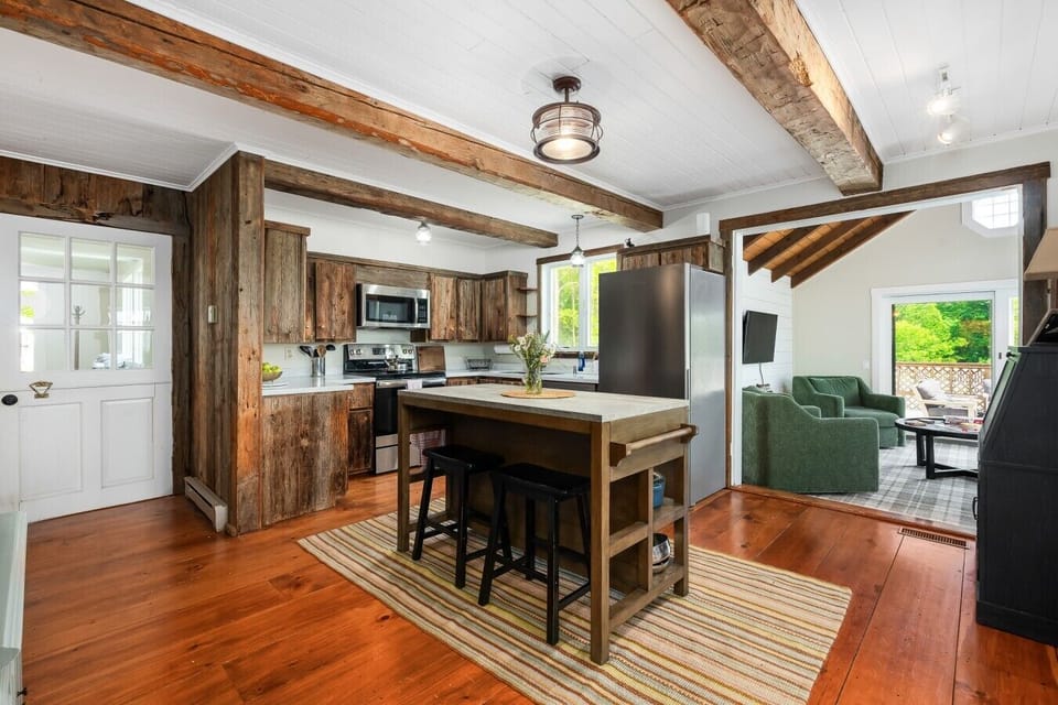 The kind of kitchen where everyone ends up hanging out — whether they`re cooking or not