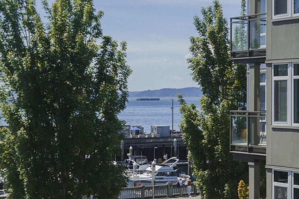 Scenic waterfront and marina views.