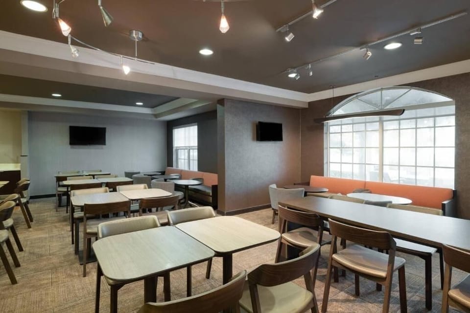 Enjoy a leisurely meal with plenty of seating and natural light.