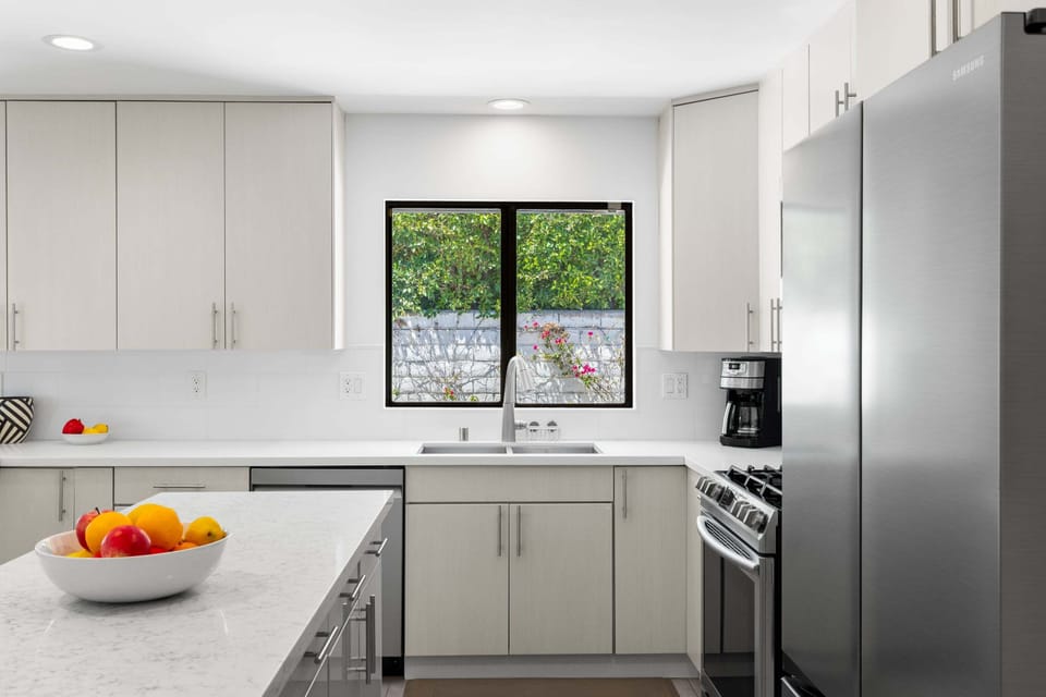 Plenty of counter space for cooking.