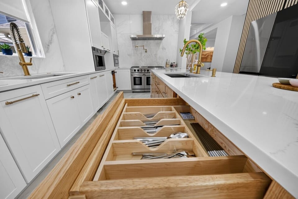 Spacious Kitchen Fully Stocked for Your Family