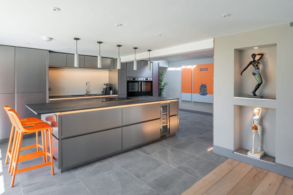 La Retraite, Wolterton: The well-equipped kitchen offers modern appliances to attract foodies who love to cook on holiday