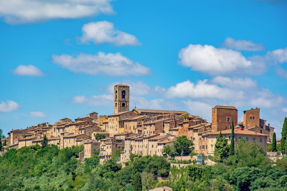 View of the historical center of Colle Val d'Elsa