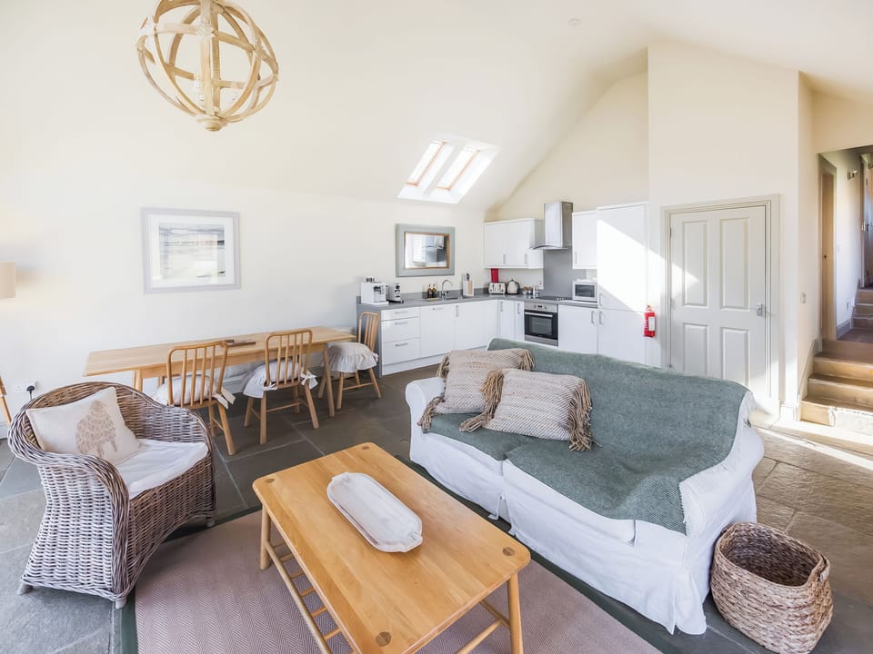 Open plan living space | Yew Tree - Crianlarich Retreats, Killin