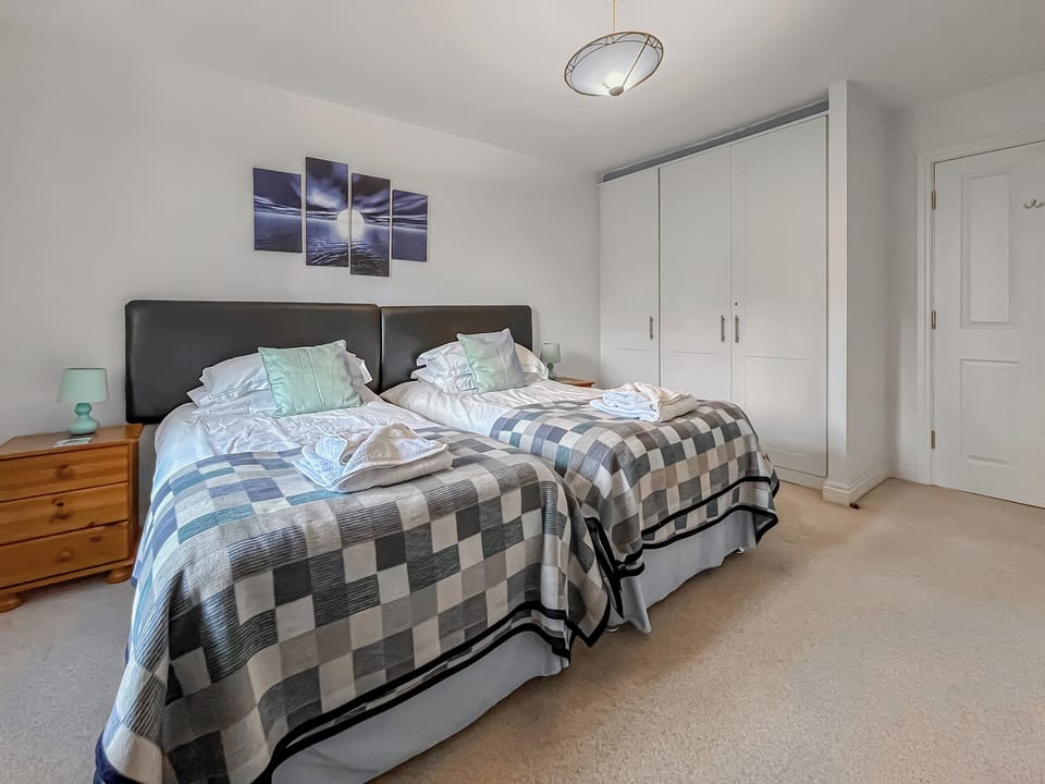 Twin bedroom | Swallows Haven - Whitehall Landing Apartments, Whitby
