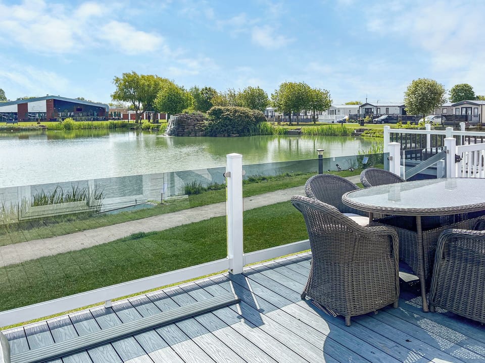 Sitting-out-area | Serenity at Lakeside - Serenity Holidays, Patrington Haven