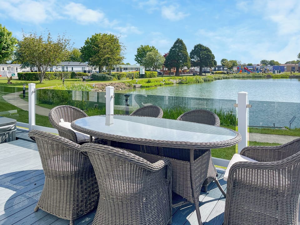 Sitting-out-area | Serenity at Lakeside - Serenity Holidays, Patrington Haven