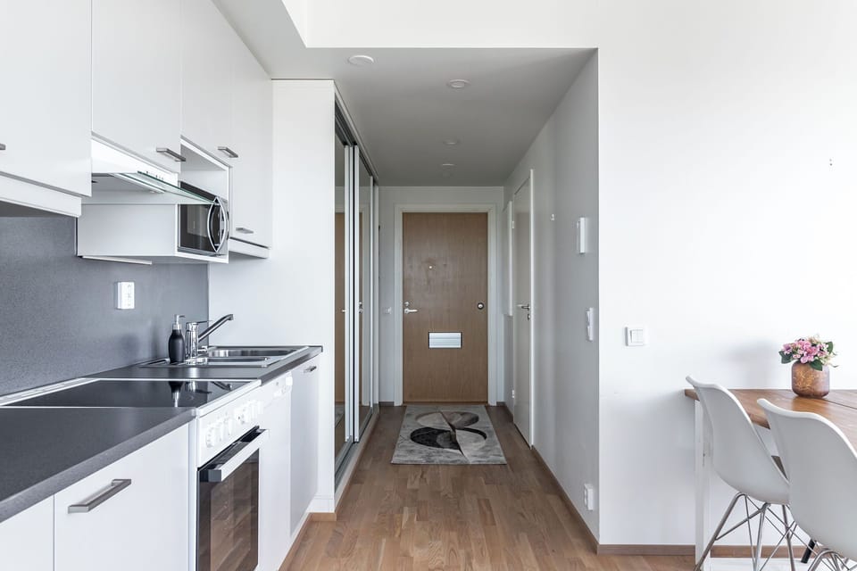 Comfort Apartment, City View | Private kitchen | Coffee/tea maker