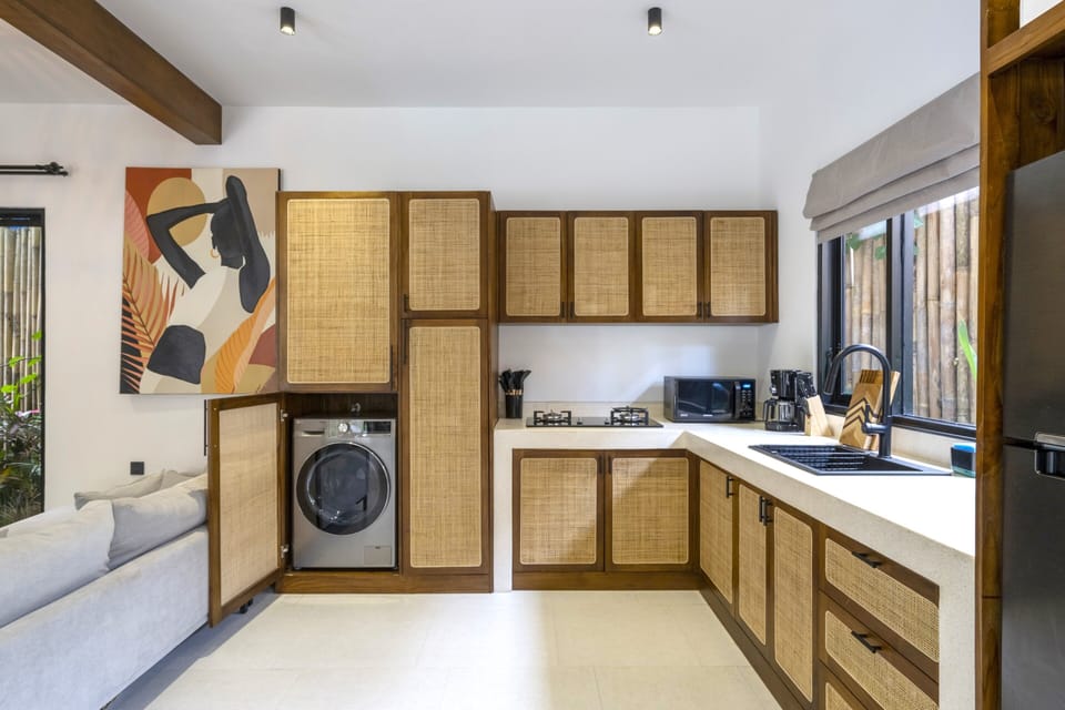 Luxury Villa, Pool View | Private kitchen | Coffee/tea maker, toaster, blender, spices