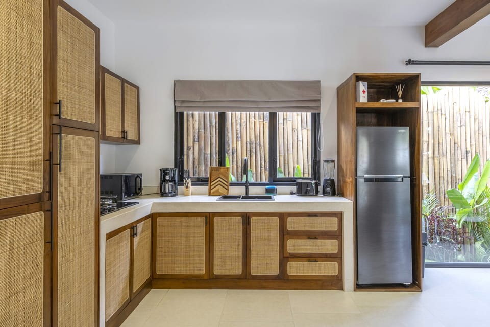 Luxury Villa, Pool View | Private kitchen | Coffee/tea maker, toaster, blender, spices