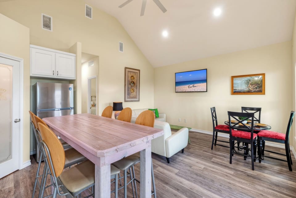 Seamlessly transition from dining to lounging in this intelligently designed, open-concept floor plan.
