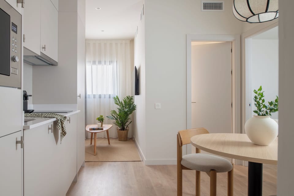 Apartment, 1 Bedroom | Living area | 40-inch flat-screen TV with cable channels