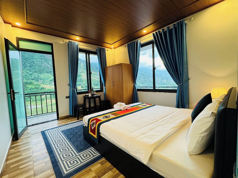 Deluxe Double Room, Balcony, Mountain View | Premium bedding, memory foam beds, desk, laptop workspace