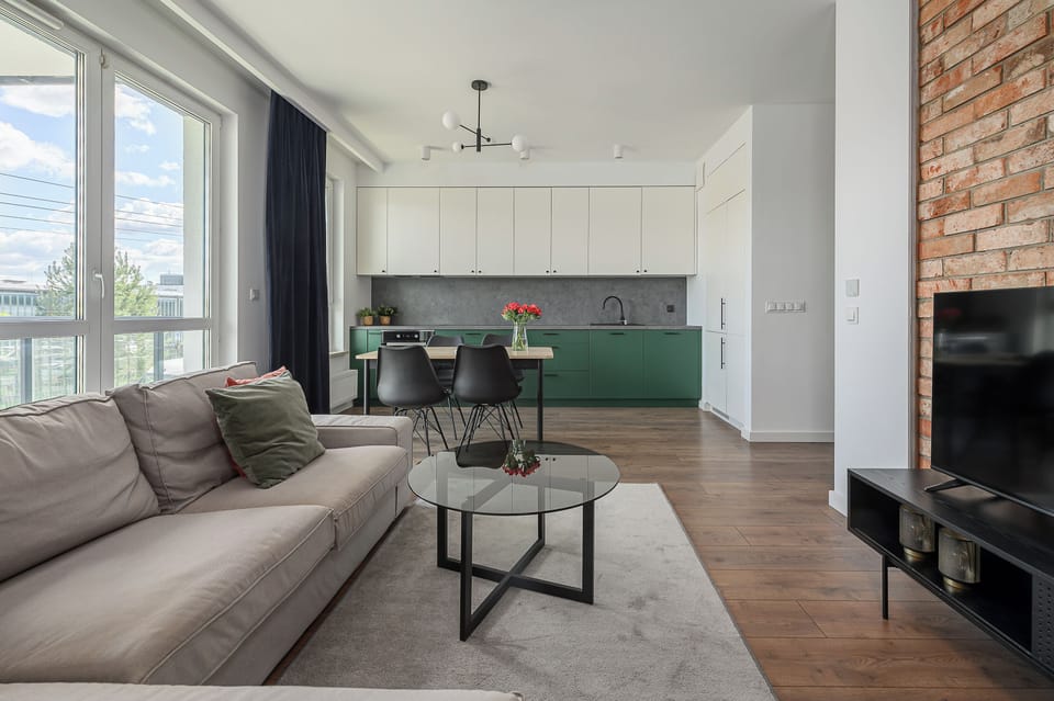 Family Apartment, Balcony, Courtyard View | Living area