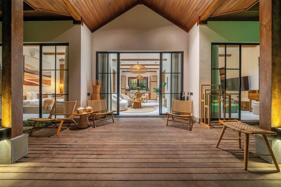 Luxury Villa, Pool View | Egyptian cotton sheets, premium bedding, in-room safe