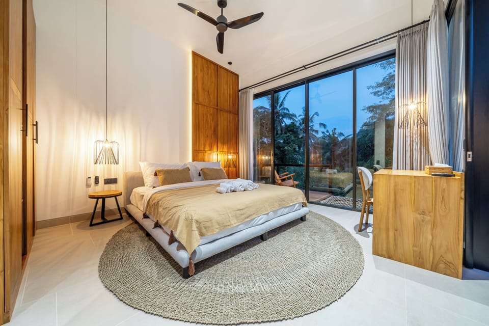 Luxury Villa, Pool View | Egyptian cotton sheets, premium bedding, in-room safe